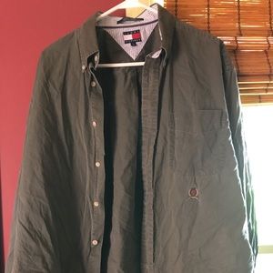 Tommy Hilfiger (Army Green) Button Shirt